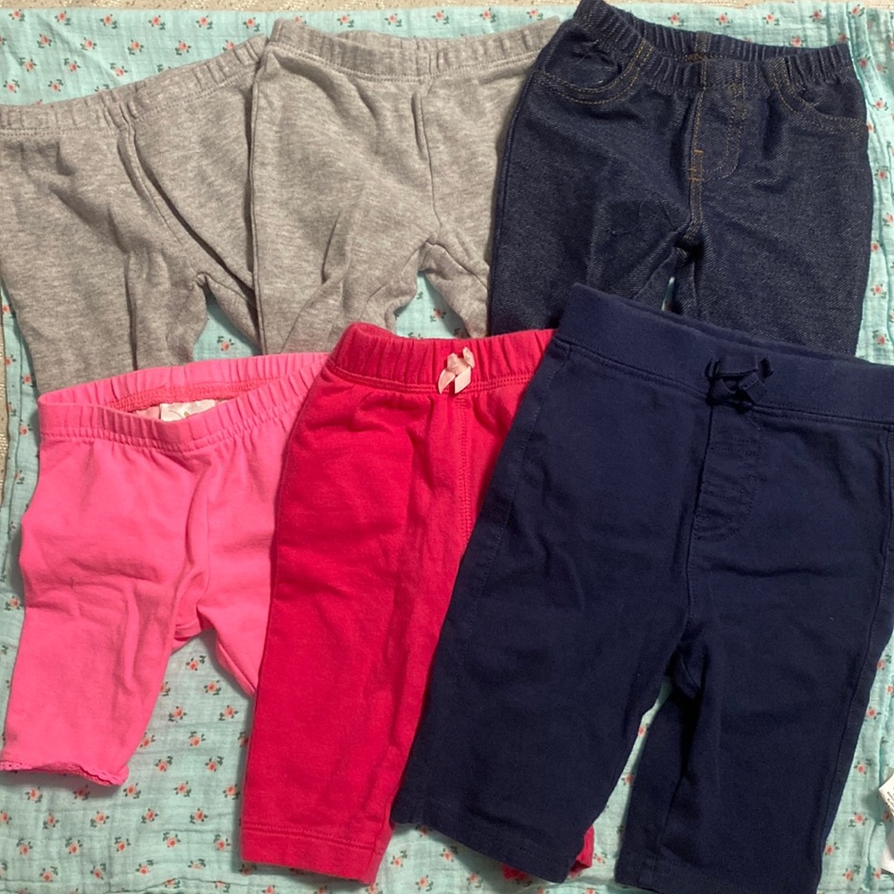 Lot of 6 3 month Bottoms